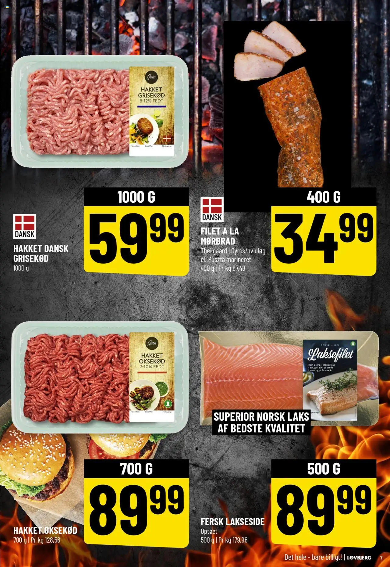 Løvbjerg Tilbudsavis gyldig fra 18.07.2025 | Side: 7 | Produkter: Oksekød, Grill