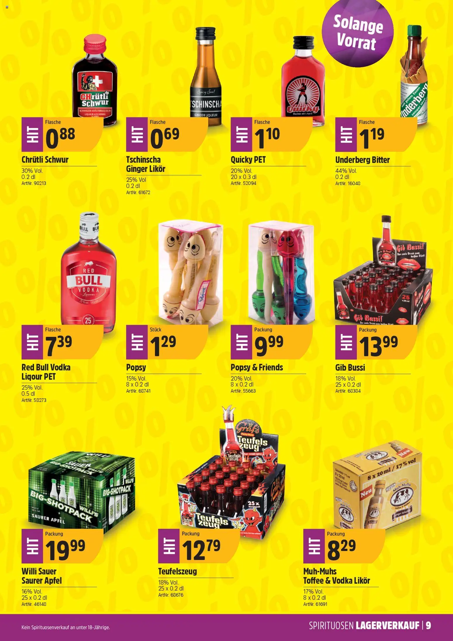 TopCC Aktionen Spirituosen – gültig ab 26.01.2026 | Seite: 9 | Produkte: Red bull, Likör, Äpfel