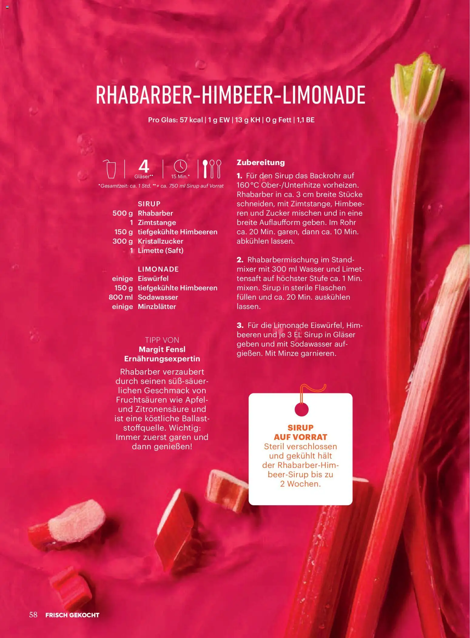 Billa Frisch Gekocht gültig ab 01.05.2026 | Seite: 58 | Produkte: Zucker, Limette, Mixer, Äpfel