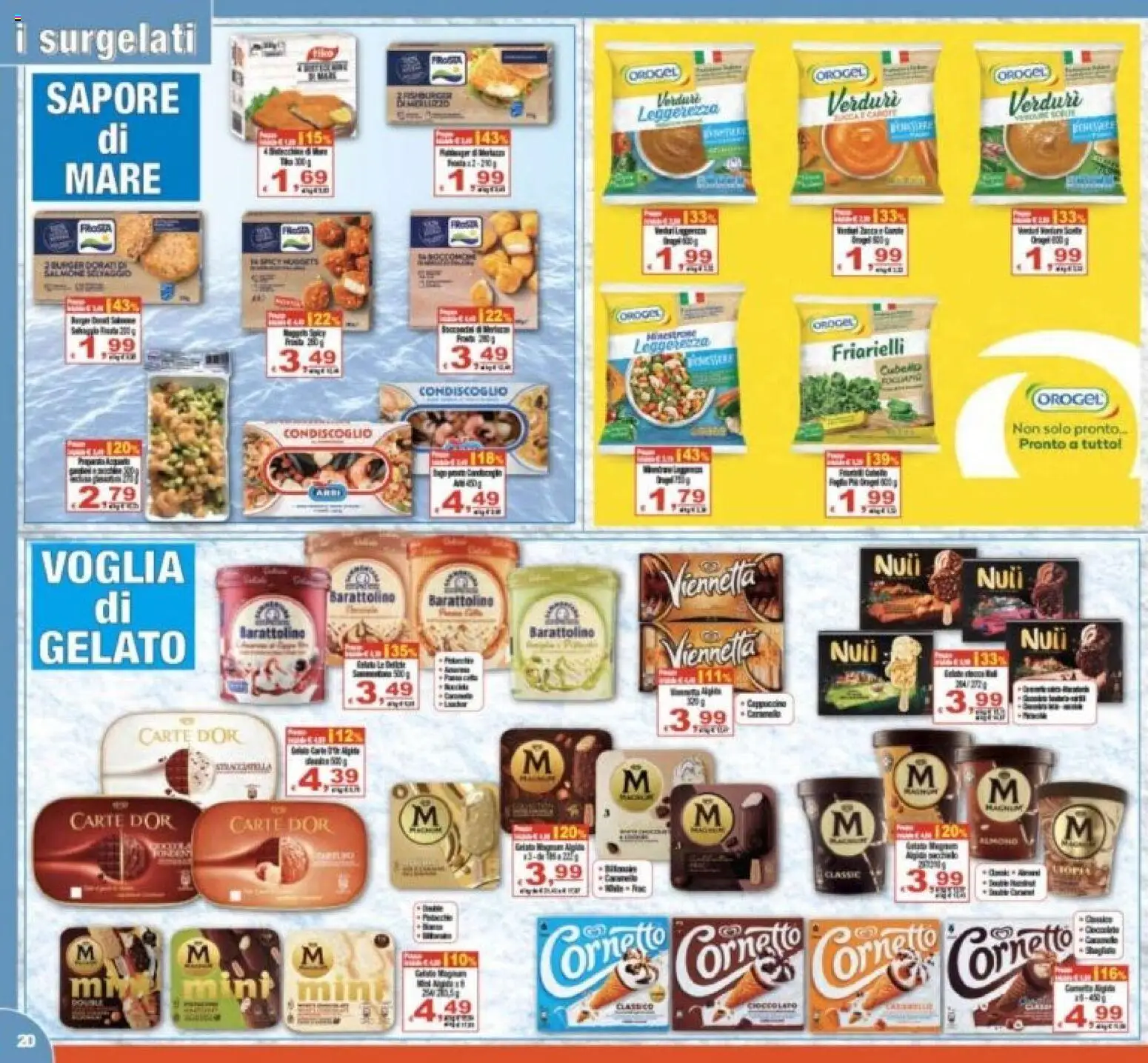 Volantino CTS del 27.12.2025 | Pagina: 20 | Prodotti: Cornetto, Gelato, Carote, Friarielli