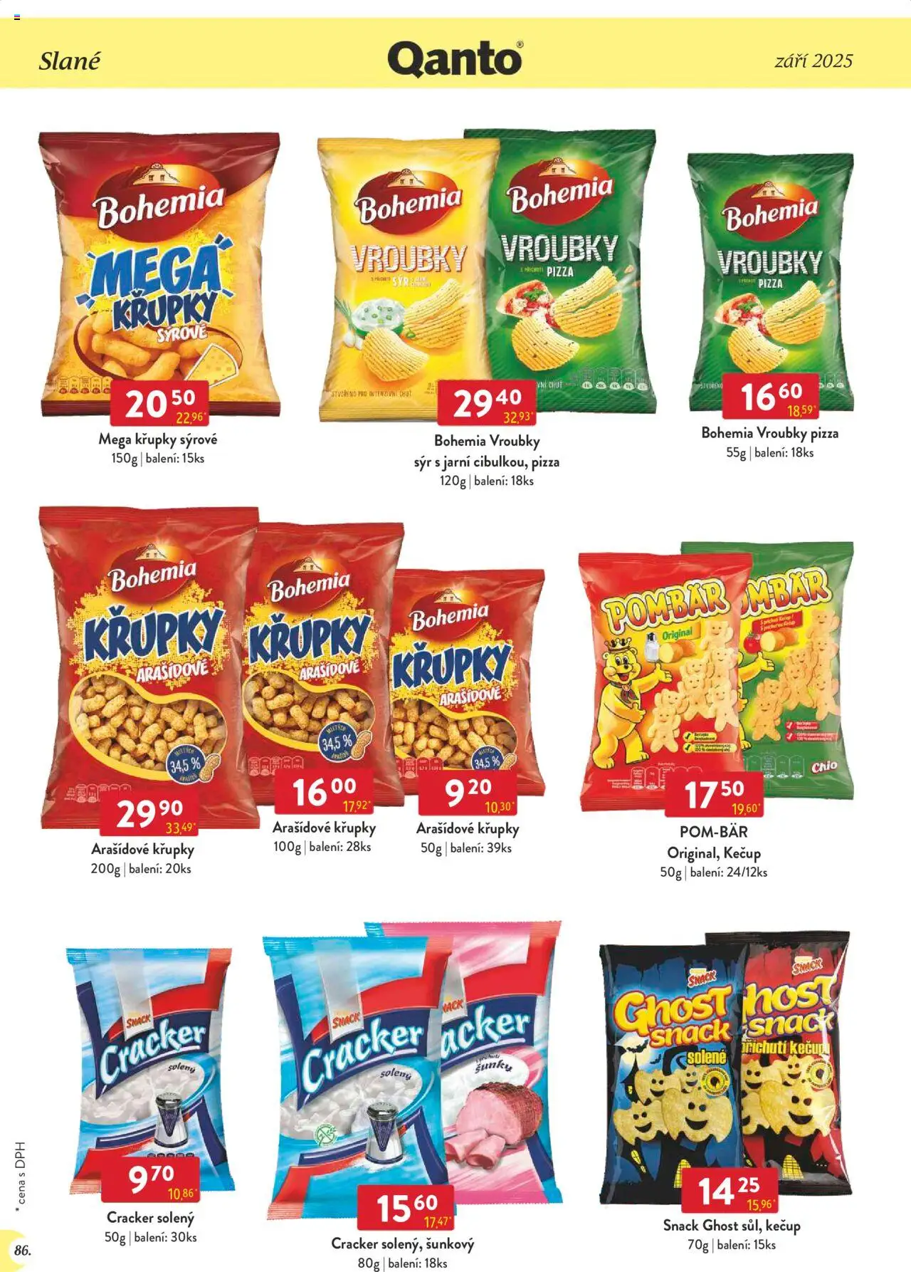 Astur & Qanto leták - Velkoobchod 09/2025 od 01.09.2025 | Strana: 86 | Produkty: Sýr, Pizza, Kečup, Křupky