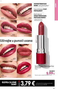 Oriflame katalog 4/2026 - Pregled kataloga iz trgovine Oriflame, vrijedi od 11.03.2026 | Stranica: 83 | Proizvodi: Olovka za usne, Ruž