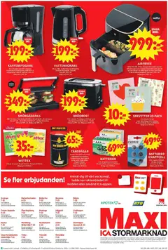 BRÖDROST, ICA. 2 skivor. 7 rostlägen. Defrost- och återuppvärmningsfunktion. 750 W. - Förhandsvisning av reklamblad från butik ICA Maxi aktuell från 02.03.2026 | Sida: 11