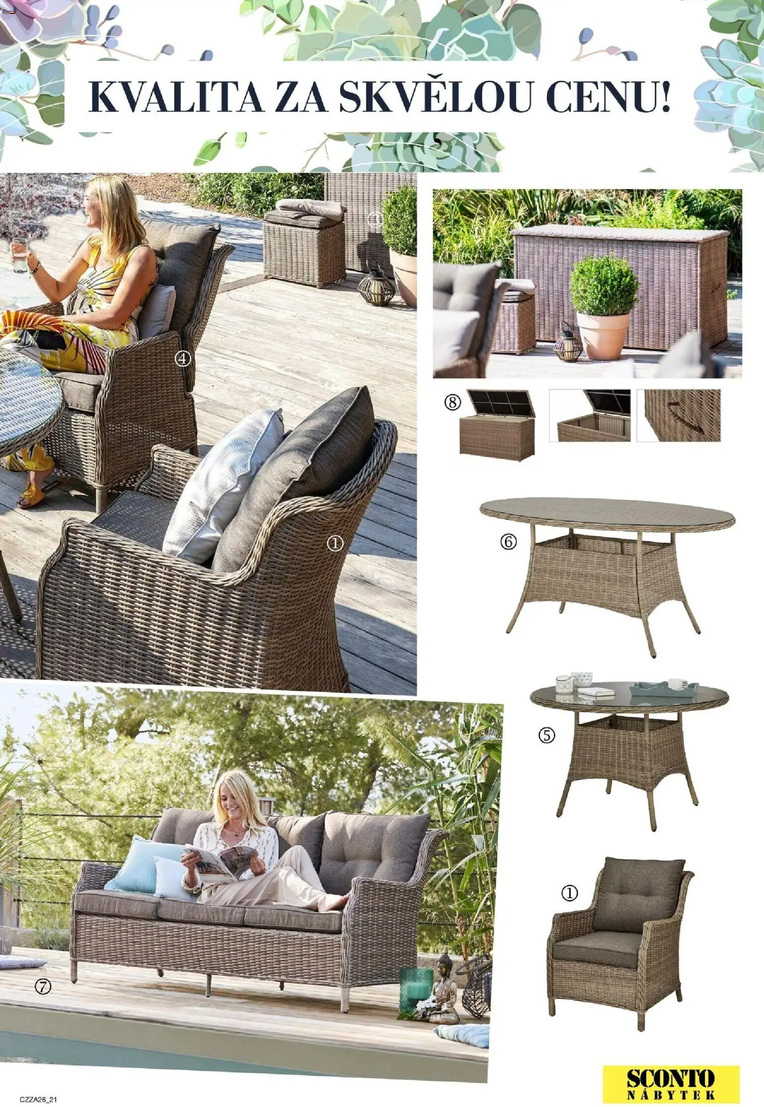 Sconto nábytek katalog - Zahradní speciál od 01.01.2026 | Strana: 21 | Produkty: Nábytek