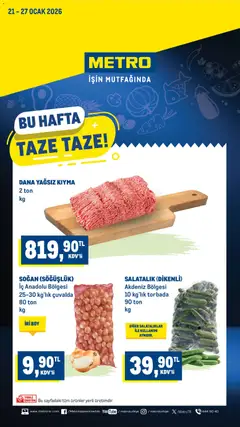 21.01.2026 tarihinden itibaren geçerli olan Metro kataloğu önizlemesi