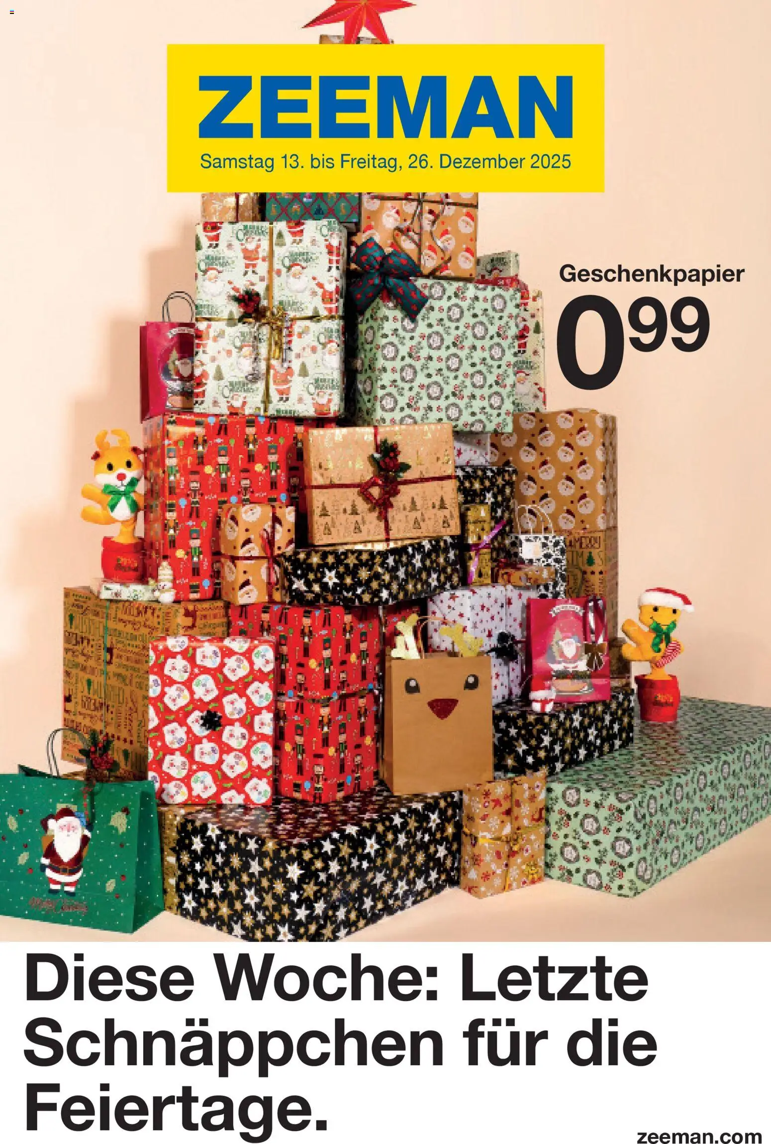 Zeeman Prospekt 	 – gültig ab 13.12.2025 | Seite: 1