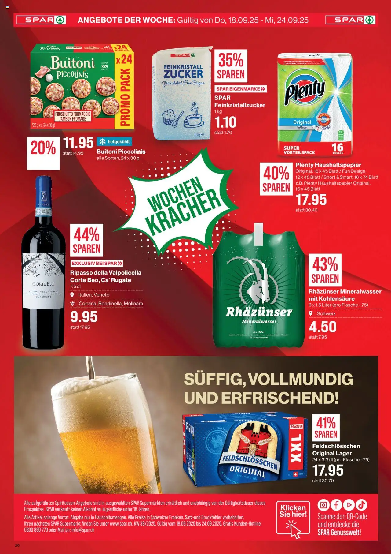 SPAR Aktionen – gültig ab 18.09.2025 | Seite: 20