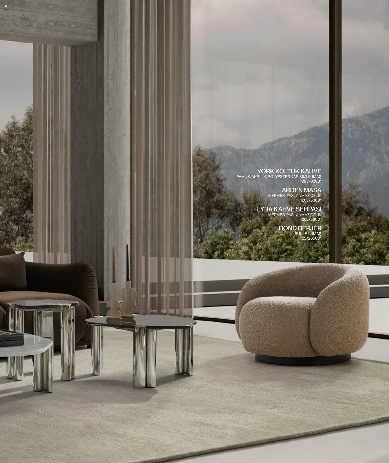 Mudo - Katalog Mobilya - 26.01.2026 tarihinden itibaren geçerlidir | Sayfa: 9 | Ürünler: Koltuk, Masa, Kahve
