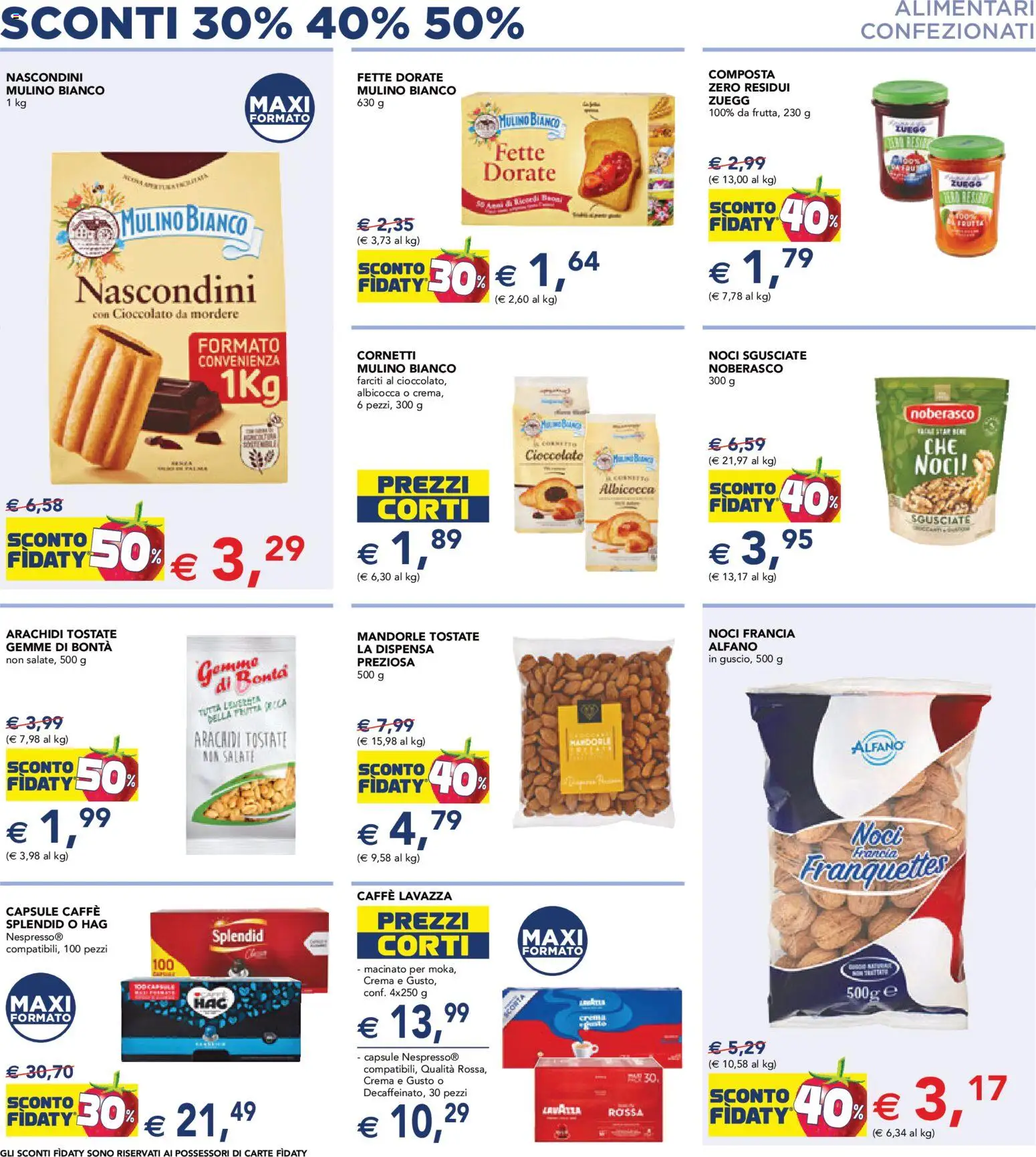 Volantino Esselunga S del 17.11.2025 | Pagina: 8 | Prodotti: Crema, Noci, Arachidi, Lavazza