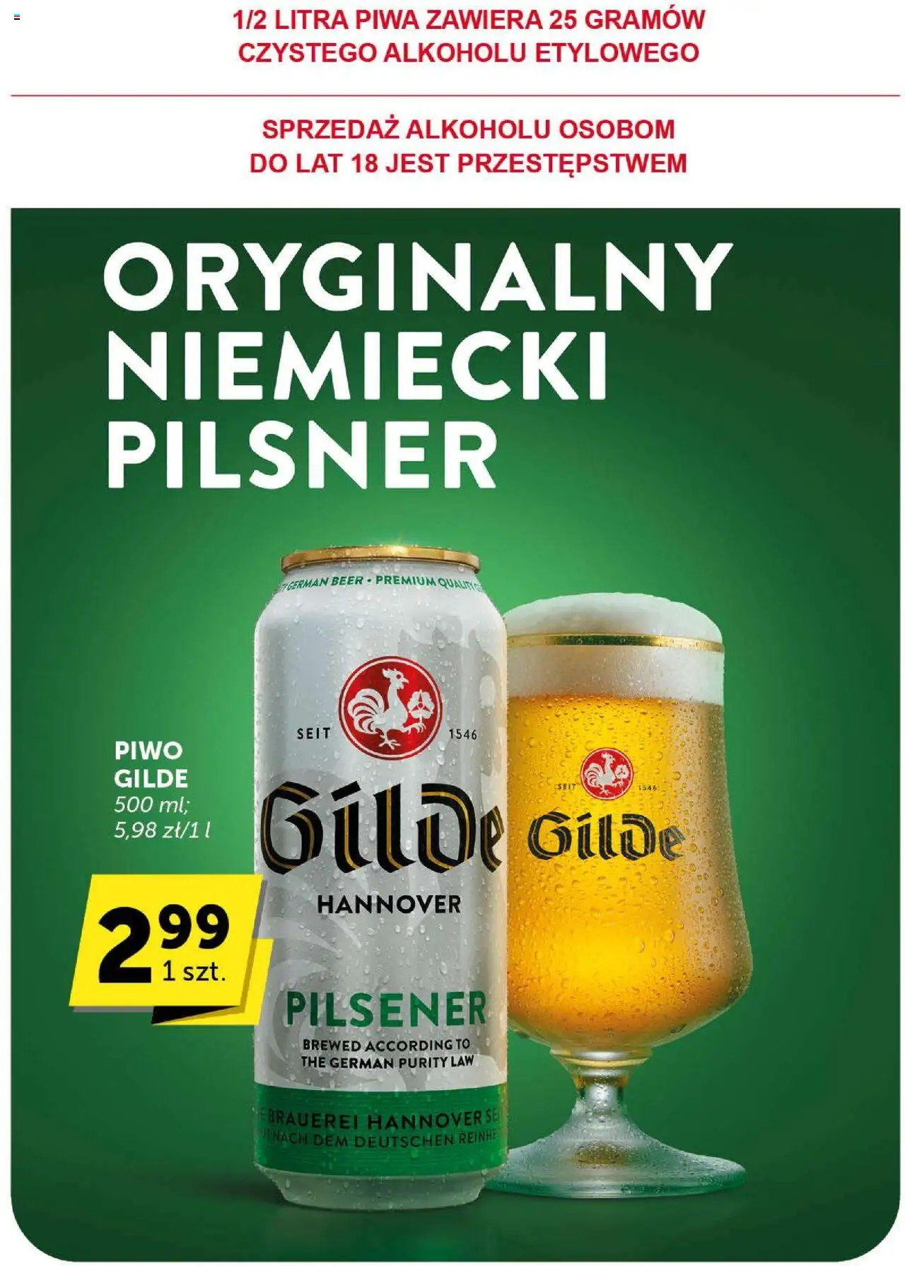 Euro Sklep Gazetka od 21.08.2025 | Strona: 35 | Produkty: Piwo