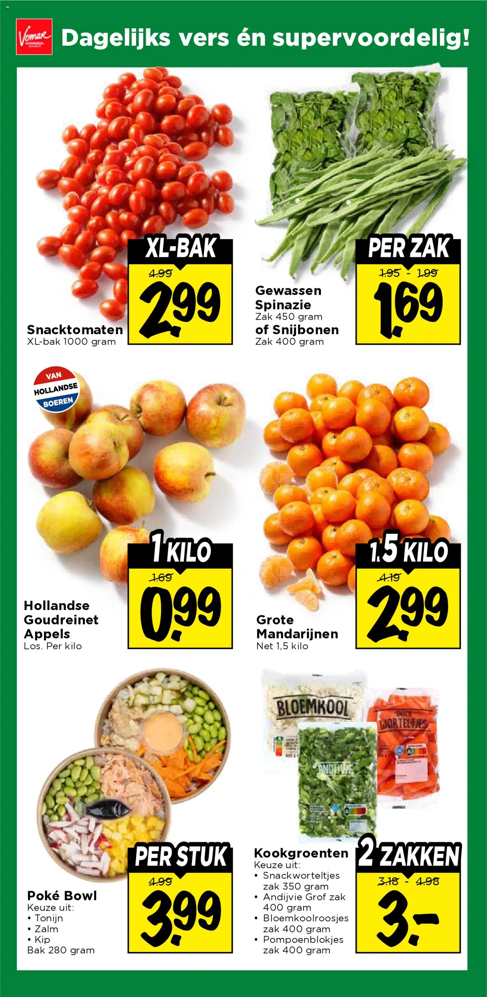 {H1} | Pagina: 16 | Producten: Bloemkool, Appels, Mandarijnen, Tonijn