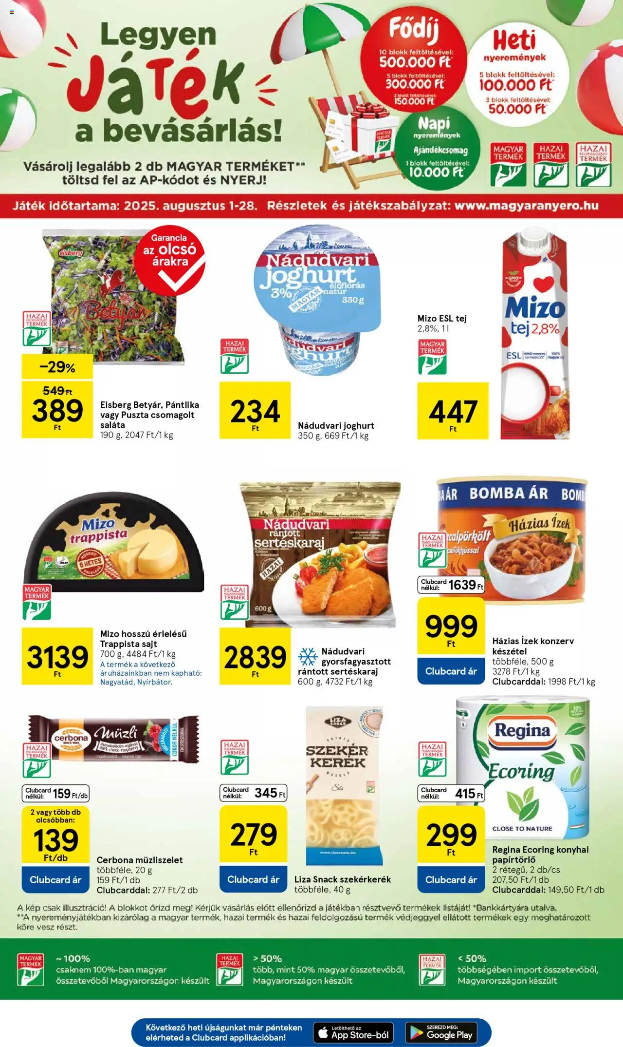 Tesco akciós ujság - amely érvényes a következő dátumtól: 14.08.2025 | Oldal: 9 | Termékek: Játék, Tej, Müzliszelet, Trappista sajt