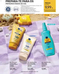 Pré-visualização Sun+ Kids Creme Protetor Solar Hidratante FPS 50, Moisturising Sun Cream SPF 50 válido de 01.04.2026 | Página: 200 | Produtos: Agua, Protetor solar, Creme