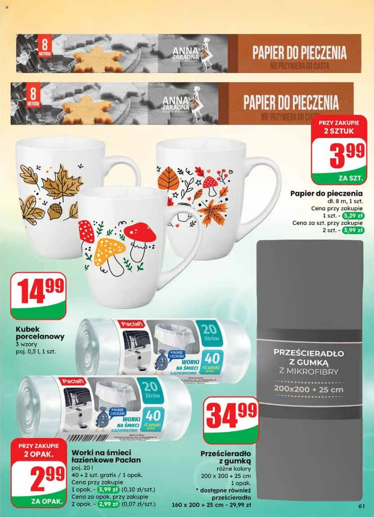 Dino Gazetka od 24.09.2025 | Strona: 61 | Produkty: Papier do pieczenia