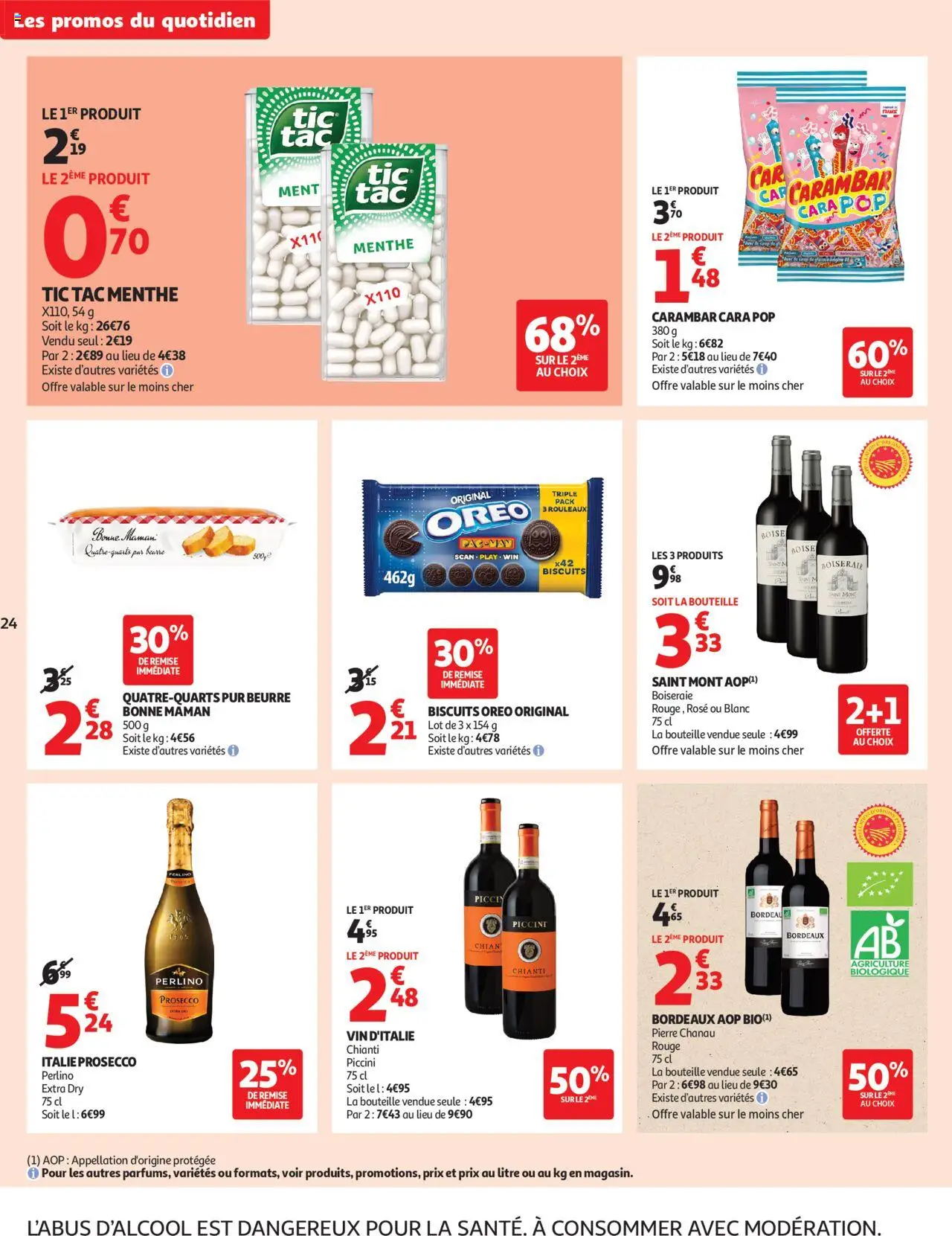  | Page: 24 | Produits: Menthe, Italie prosecco, Prosecco, Beurre