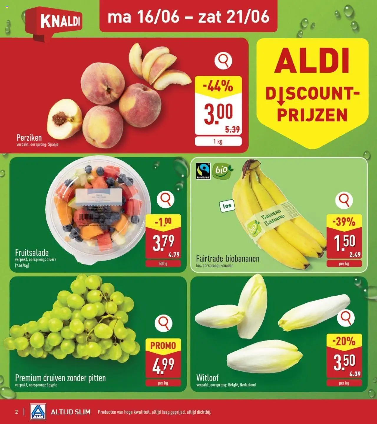  | Pagina: 2 | Producten: Pitten, Druiven, Perziken, Banaan
