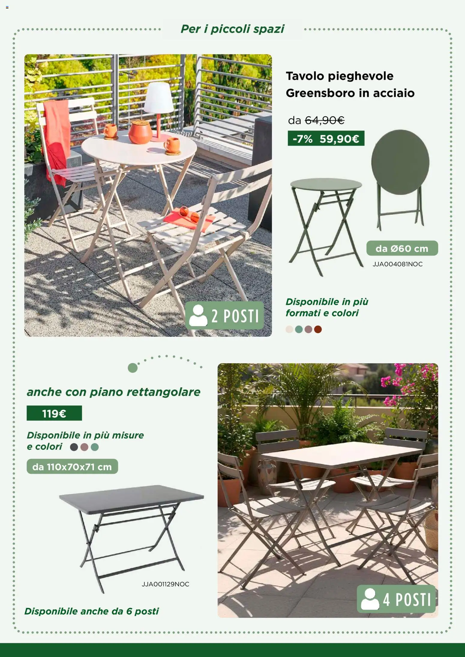 Volantino Kasanova del 21.03.2026 | Pagina: 6 | Prodotti: Tavolo