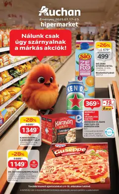 Auchan Akciós újság - amely érvényes a következő dátumtól: 17.07.2025