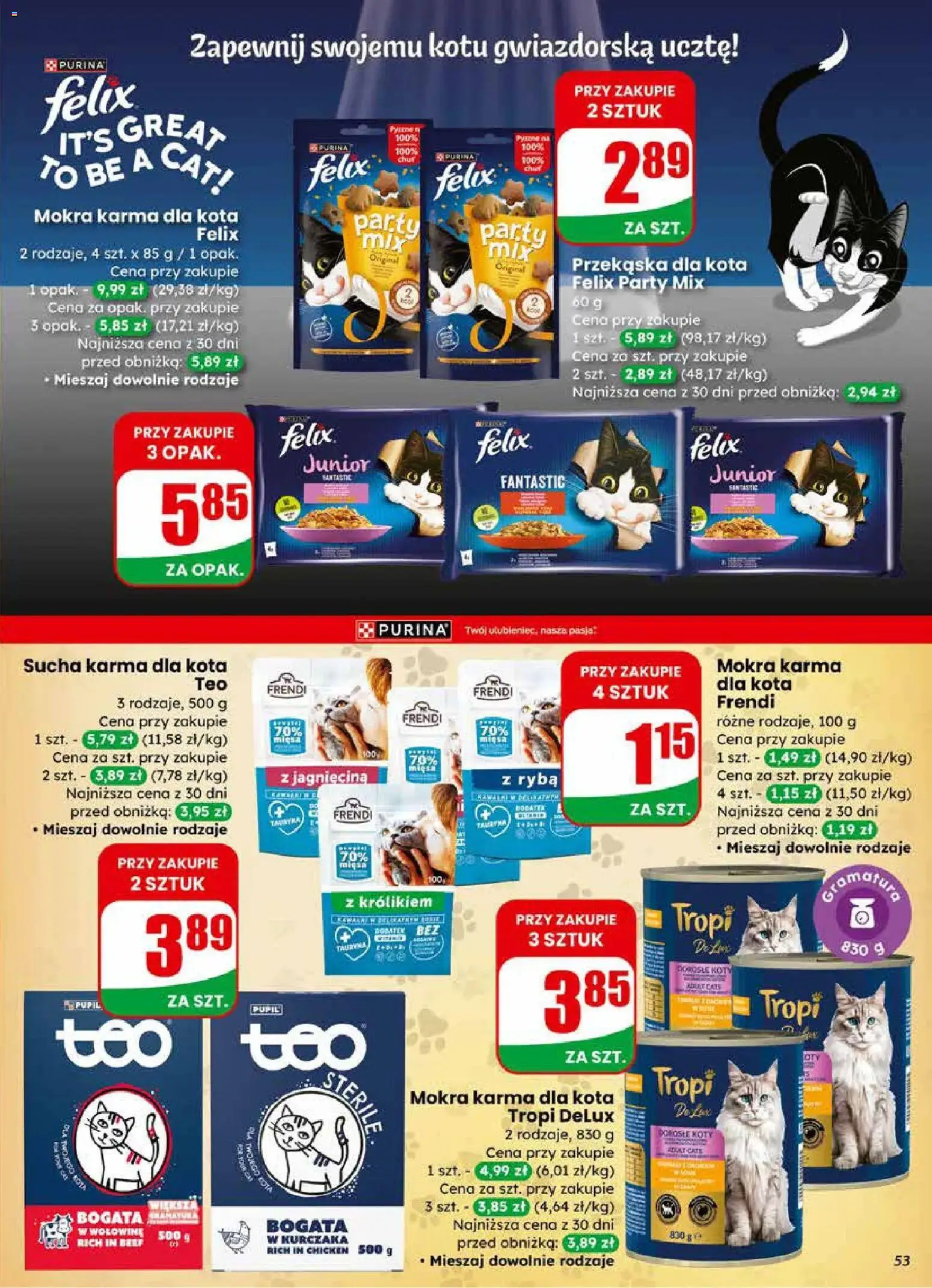 Dino Gazetka od 25.02.2026 | Strona: 53 | Produkty: Jagnięcina, Karma dla kota, Ryba