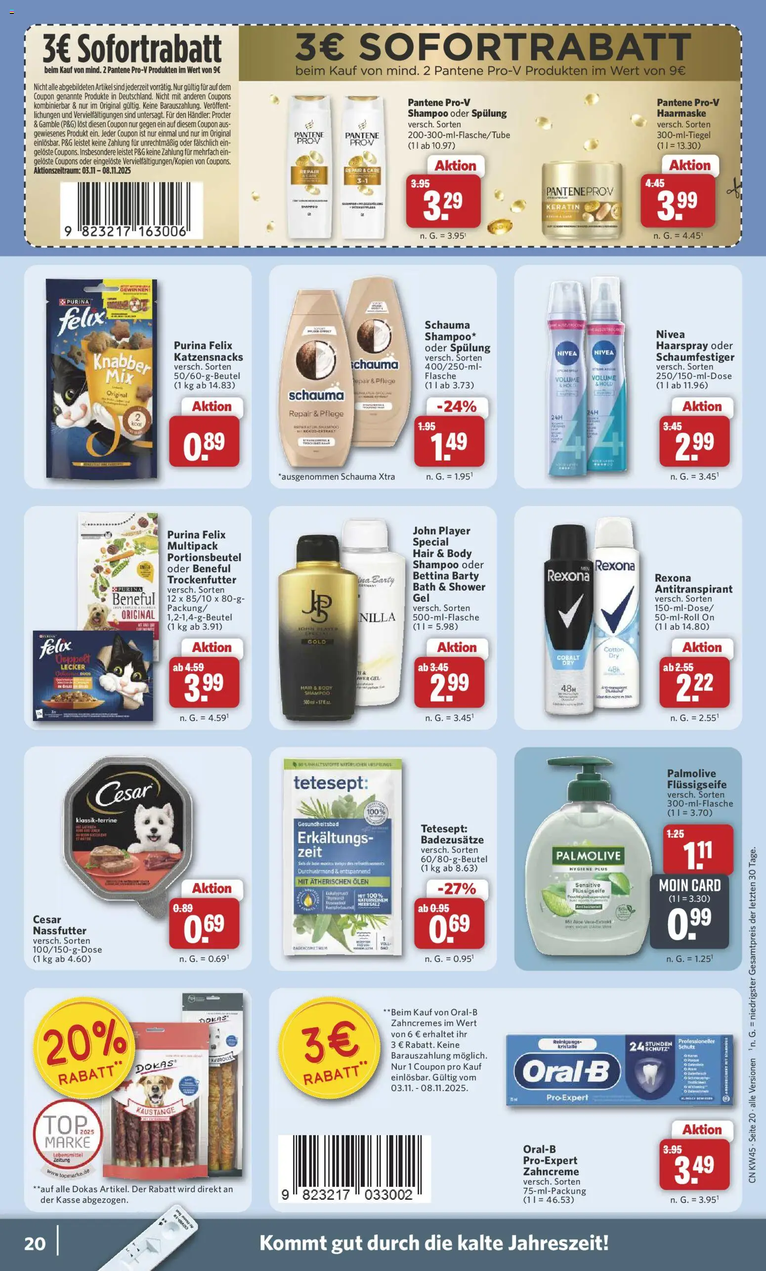 Combi - Black Friday – gültig ab 03.11.2025 | Seite: 21 | Produkte: Shampoo, Spülung, Haarspray, Player