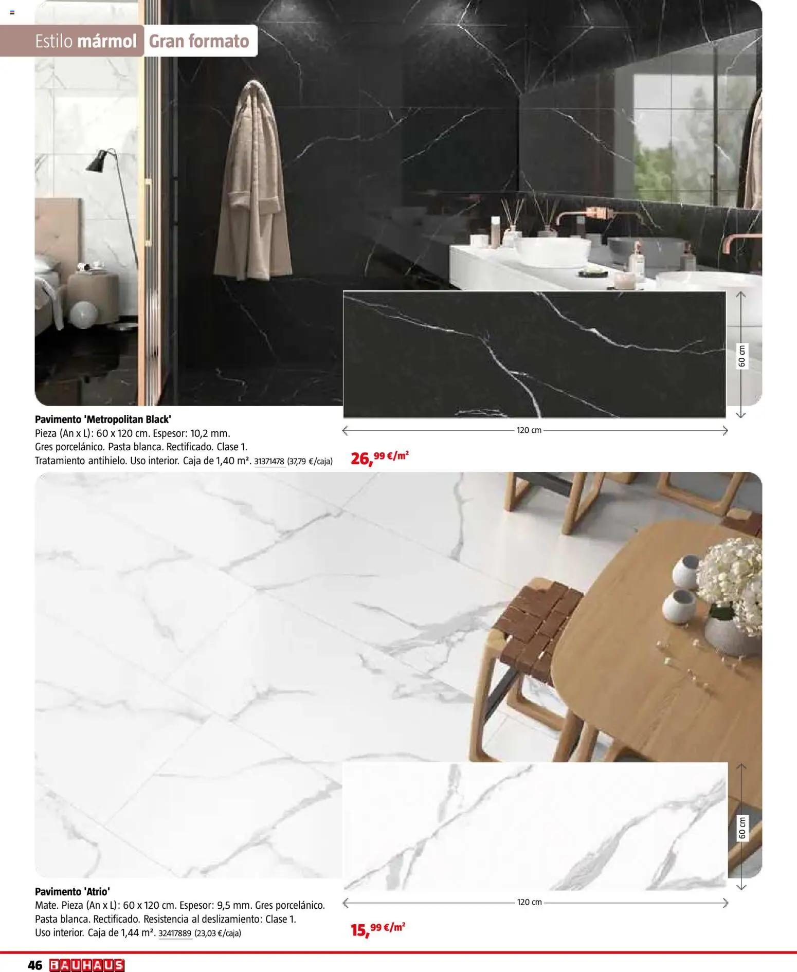 Bauhaus - Suelos y revestimientos │ válido desde el 24.02.2026 | Página: 46 | Productos: Pasta, Caja