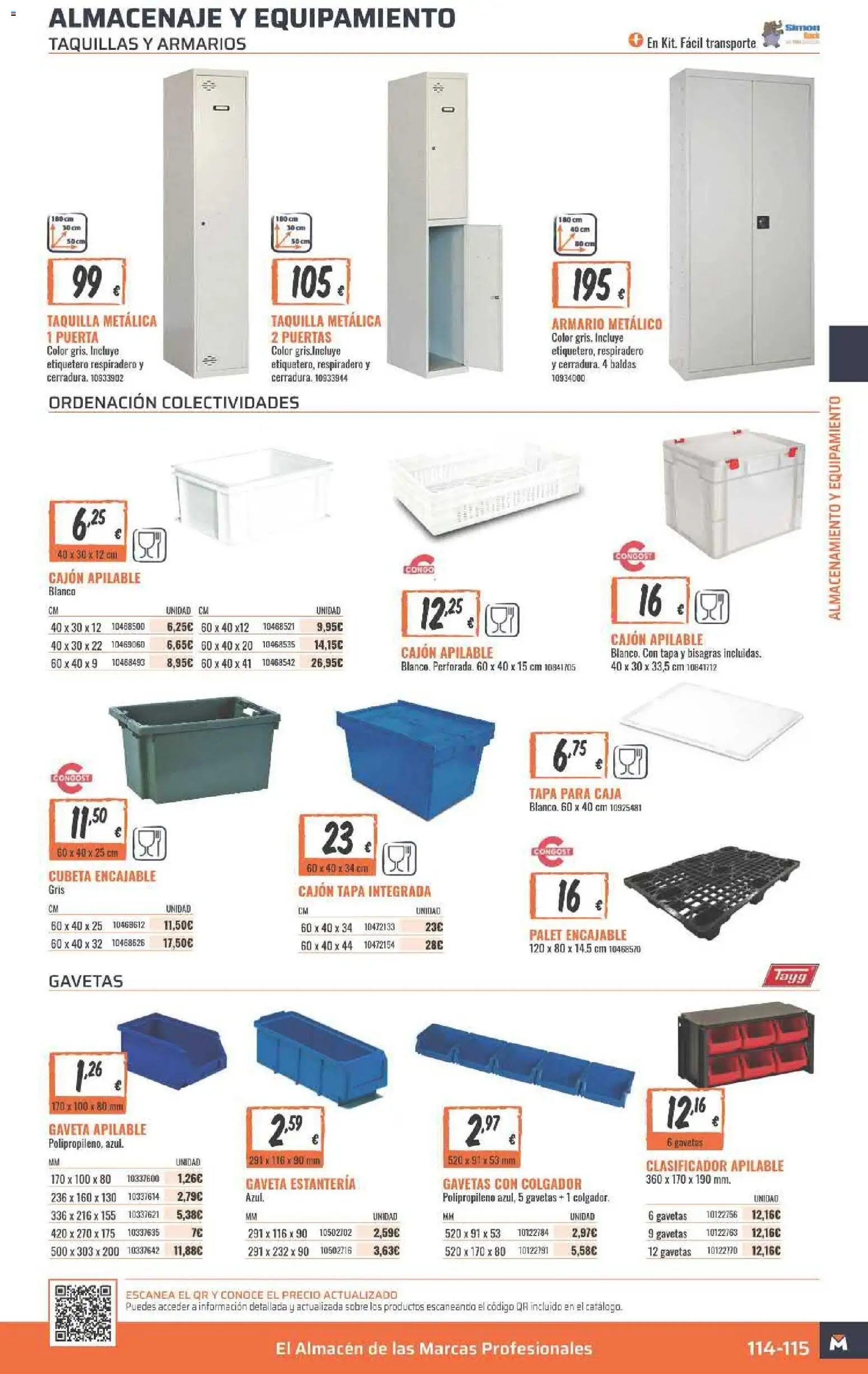 Obramat folleto │ válido desde el 23.03.2026 | Página: 115 | Productos: Almacenaje, Armario, Caja