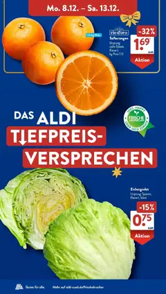 Aldi Süd - Aldi Süd: Wochenangebote ab 08.12.2025 gültig | Seite: 4 | Produkte: Eisbergsalat