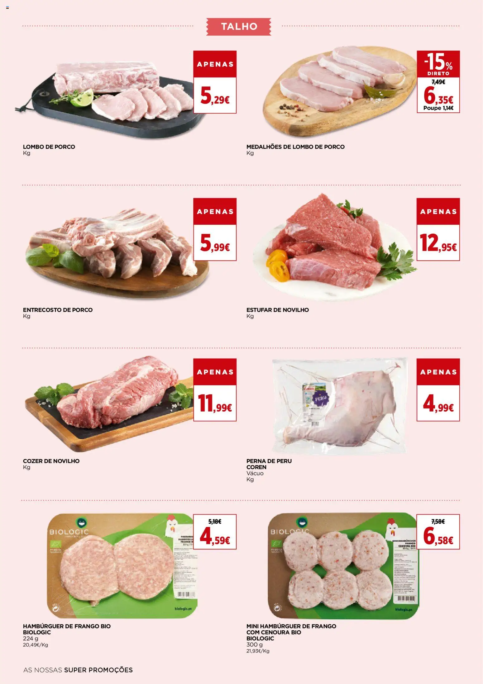 El Corte Ingles folheto │ válido de 31.10.2025 | Página: 4 | Produtos: Frango, Peru, Hambúrguer, Lombo