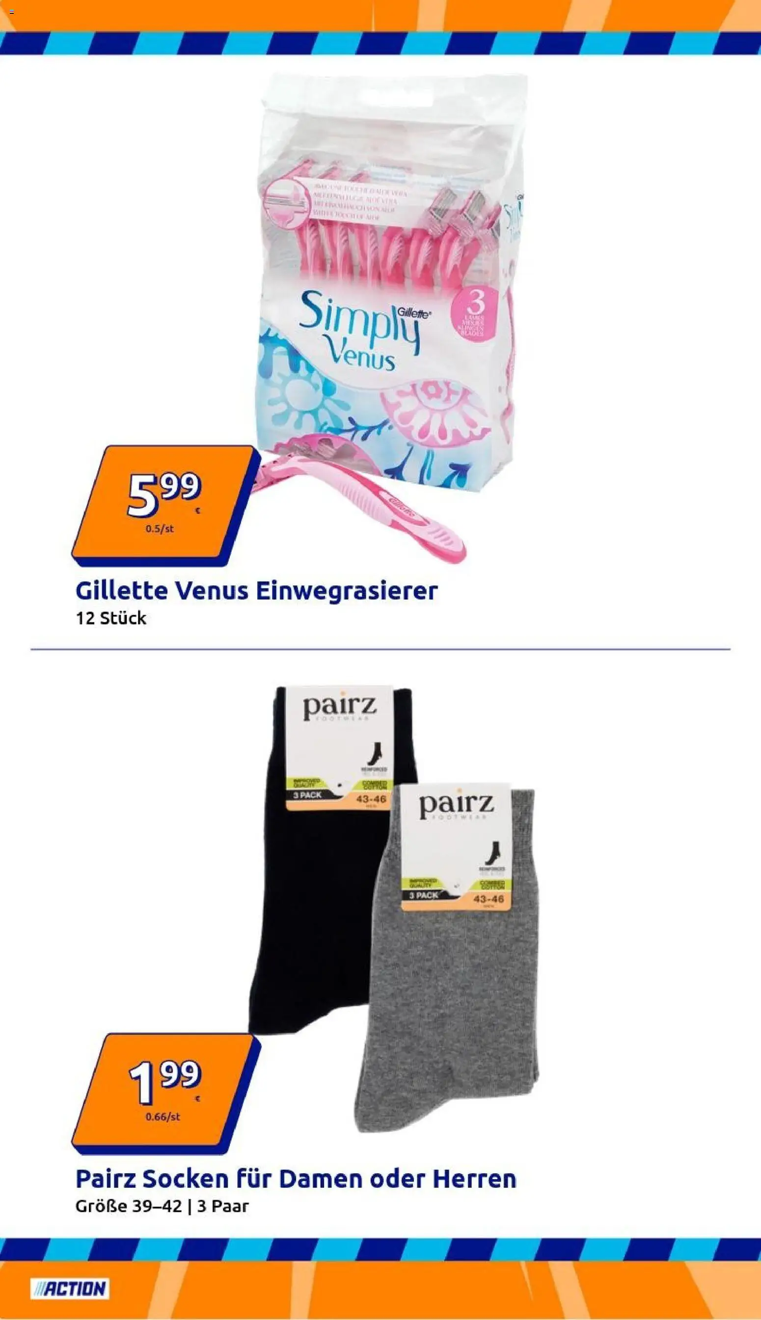 Action Flugblatt gültig ab 28.01.2026 | Seite: 2 | Produkte: Socken