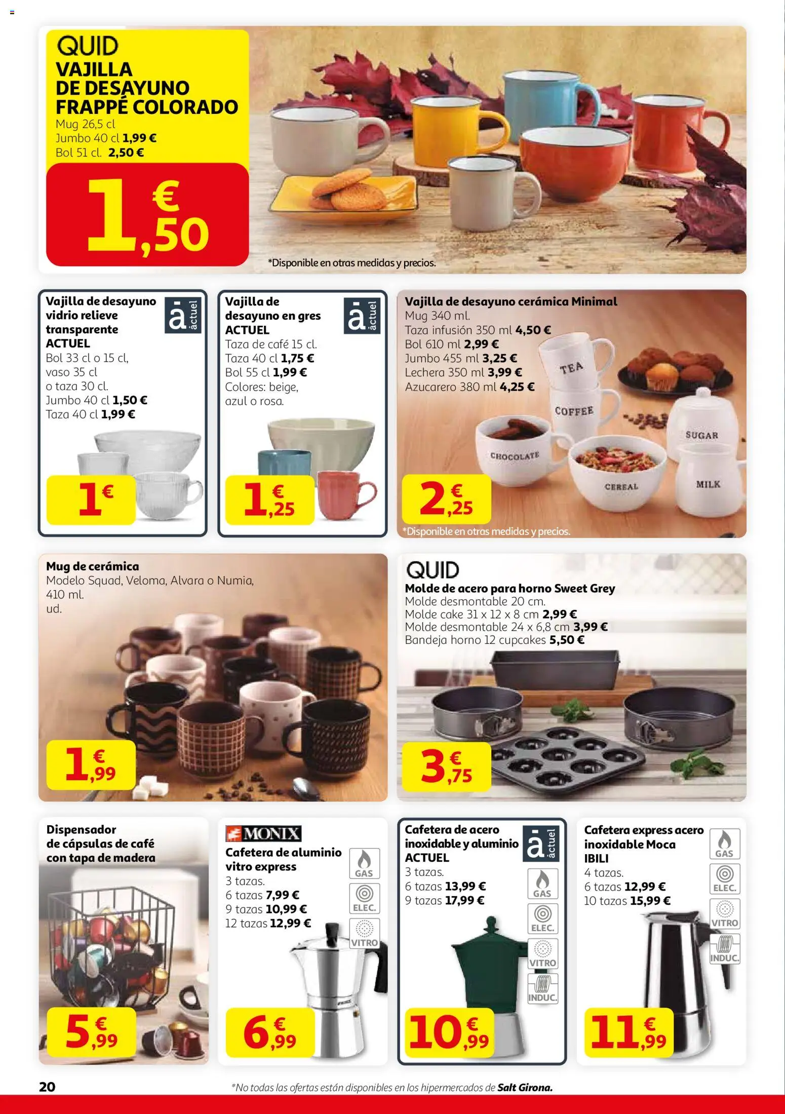 Alcampo - HP Nacional  │ válido desde el 12.02.2026 | Página: 20 | Productos: Βρεφικό κρεβάτι, Horno, Cafetera, Bandeja