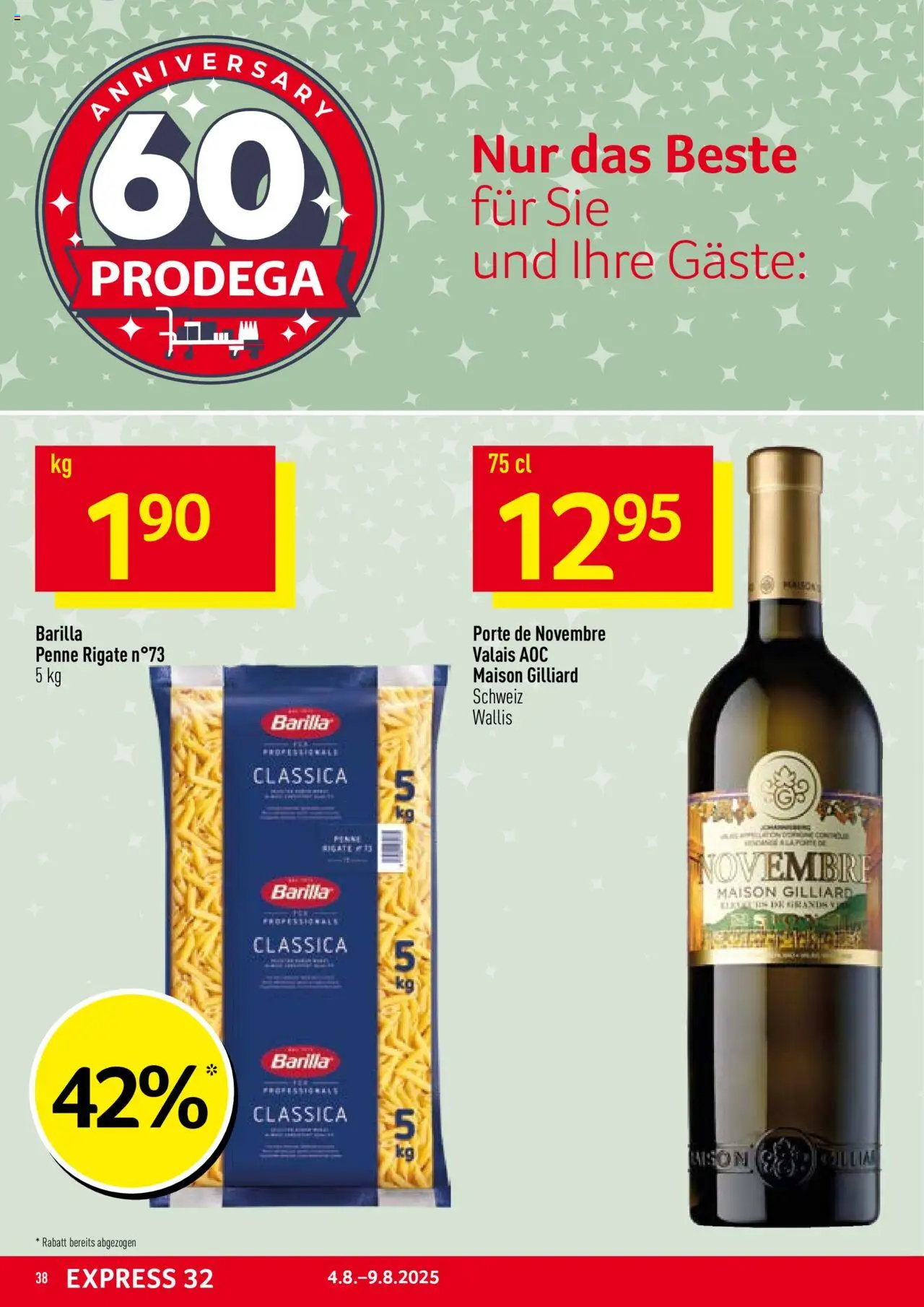 Prodega Aktionen ab 04.08.2025 | Seite: 38 | Produkte: Barilla