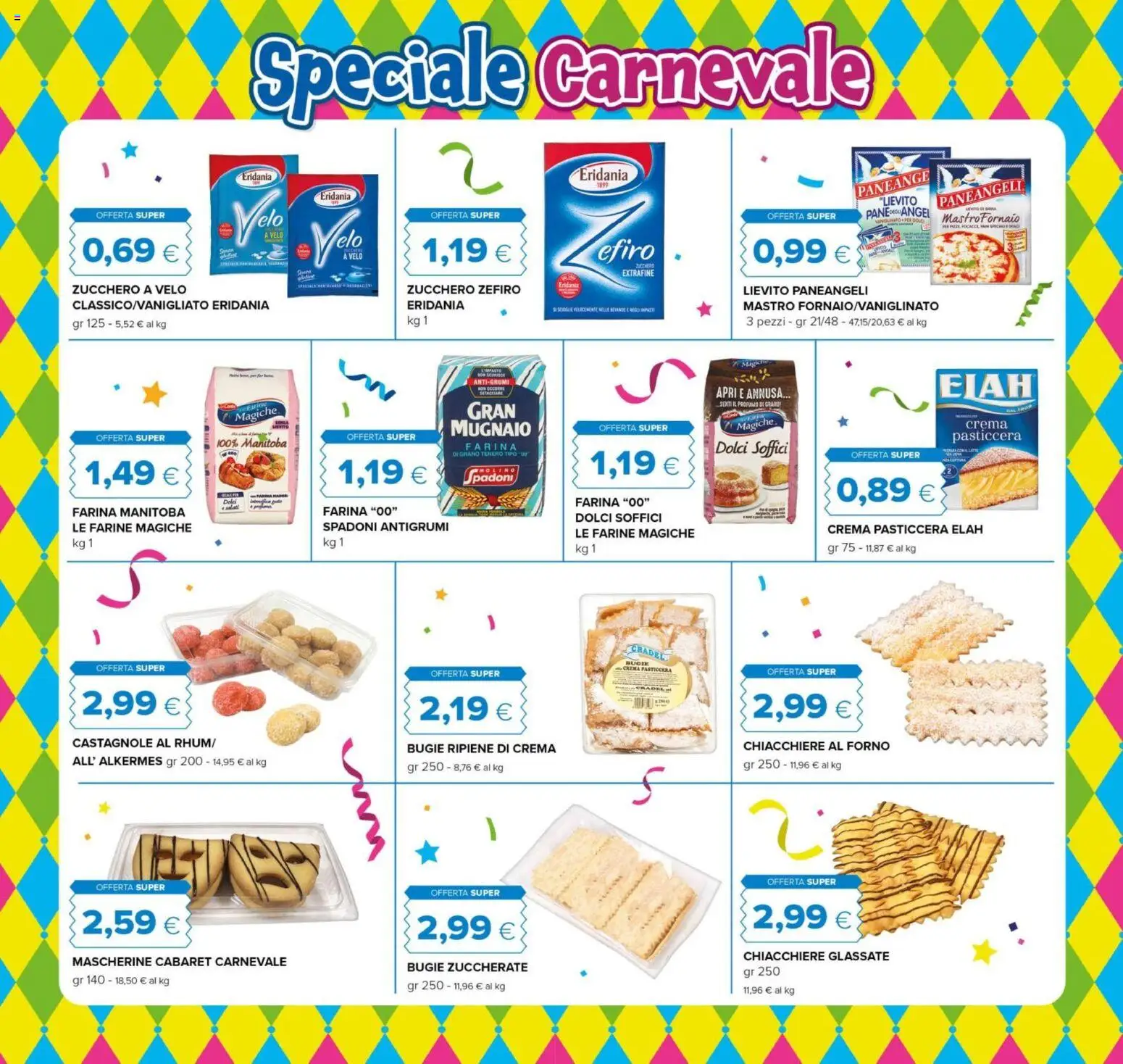Volantino Tigre del 29.01.2026 | Pagina: 2 | Prodotti: Zucchero, Farina, Forno, Profumo