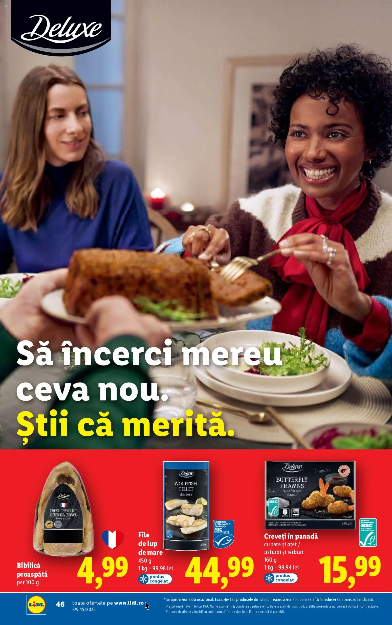Noul catalog Lidl – valabil de la 03.11.2025 | Pagină: 46 | Produse: Oțet, Sare, Usturoi