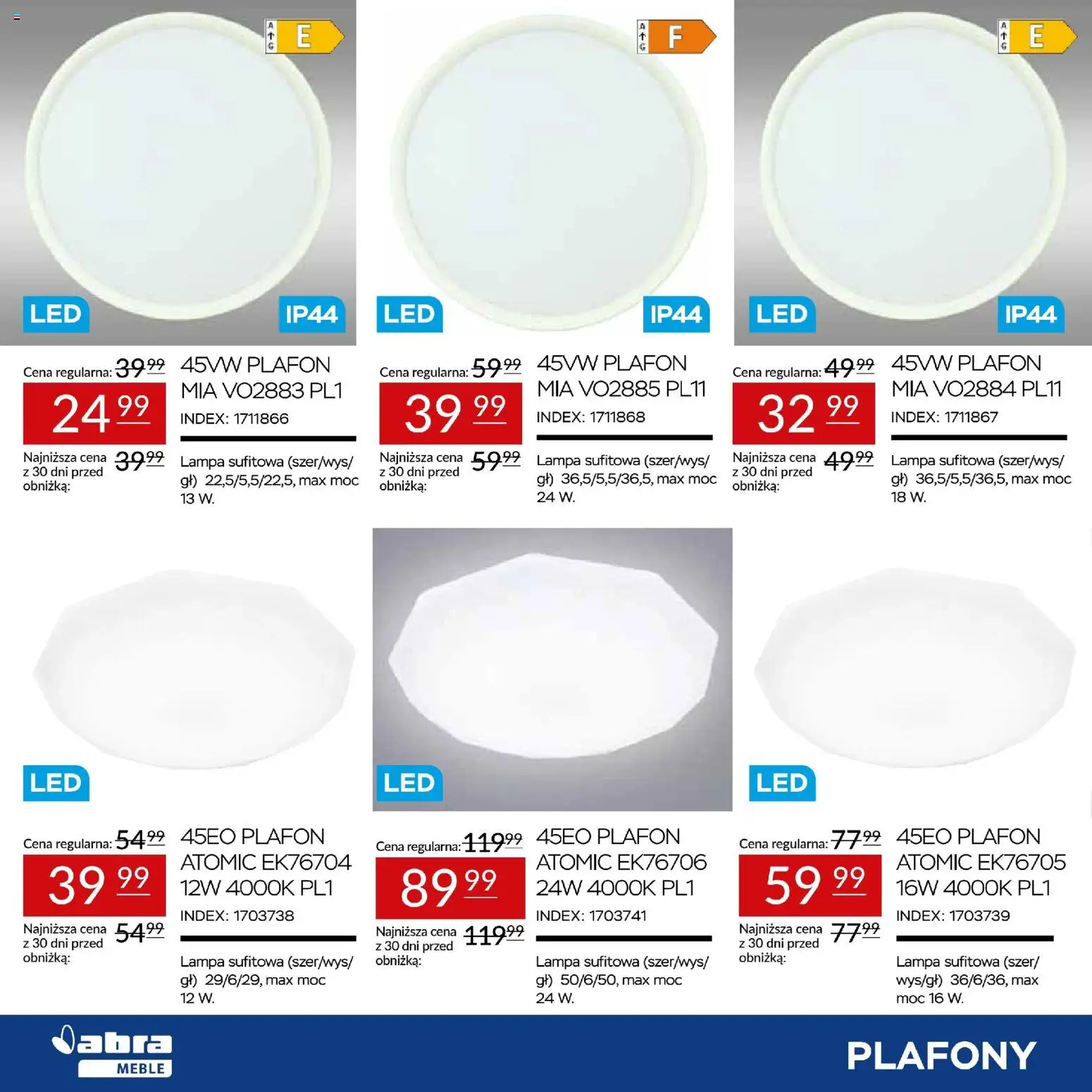 Abra meble Gazetka od 20.02.2026 | Strona: 12 | Produkty: Lampa