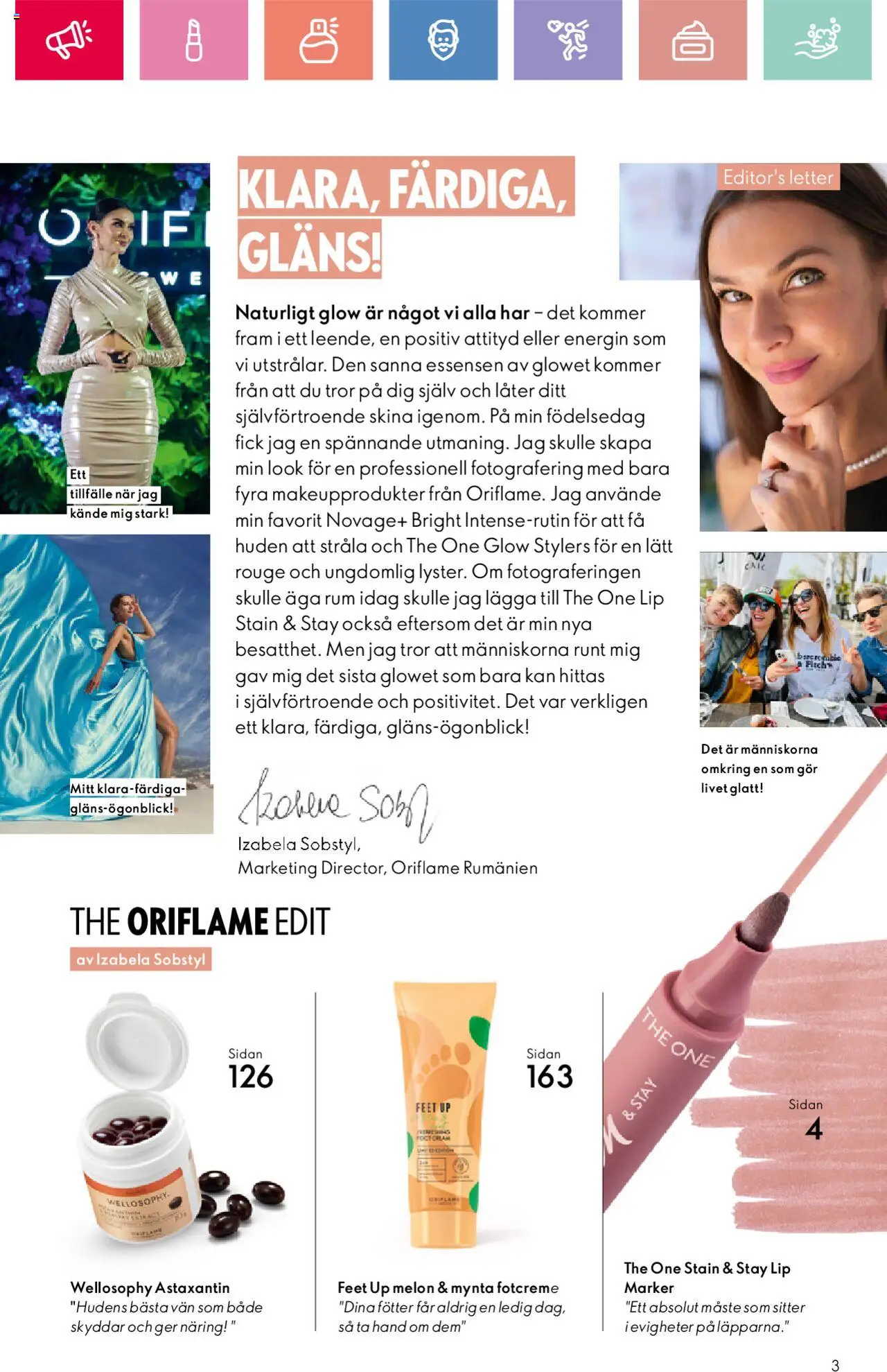 Oriflame reklamblad aktuell från 01.06.2025 | Sida: 3 | Produkter: Rouge, Mynta