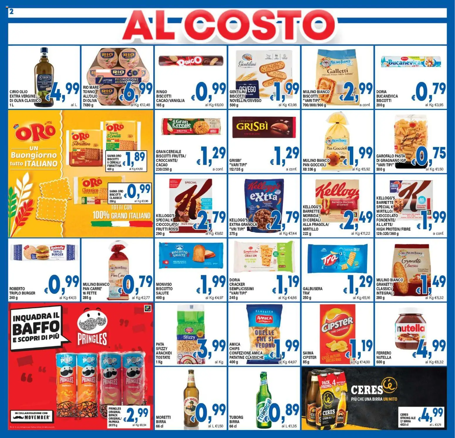 Volantino DEM del 18.11.2025 | Pagina: 2 | Prodotti: Ceres, The, Barretta, Arachidi