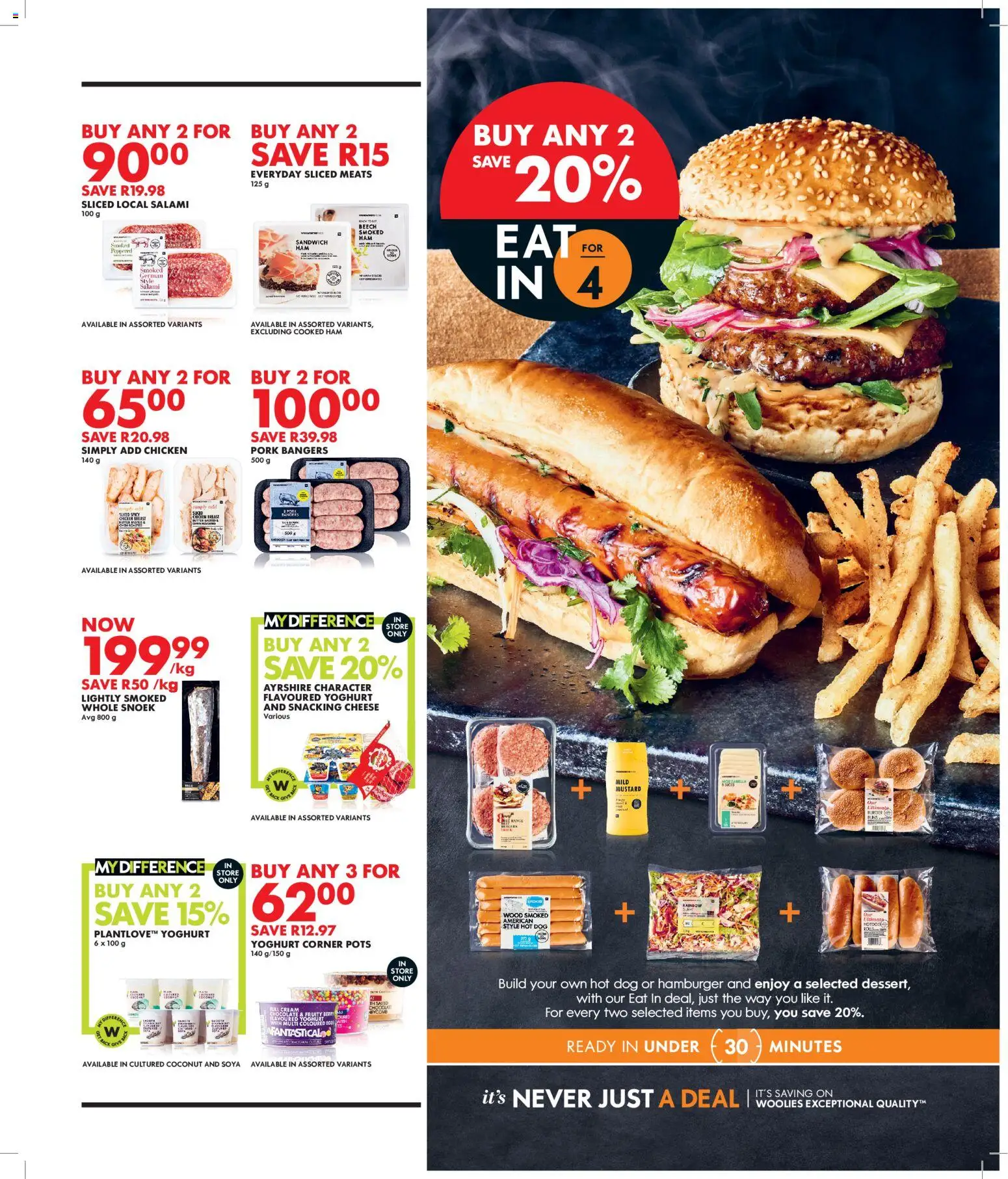 New Woolworths catalogue – valid from 05.01.2026 | Page: 3 | Products: Yoghurt, Salami, Chicken, Cream