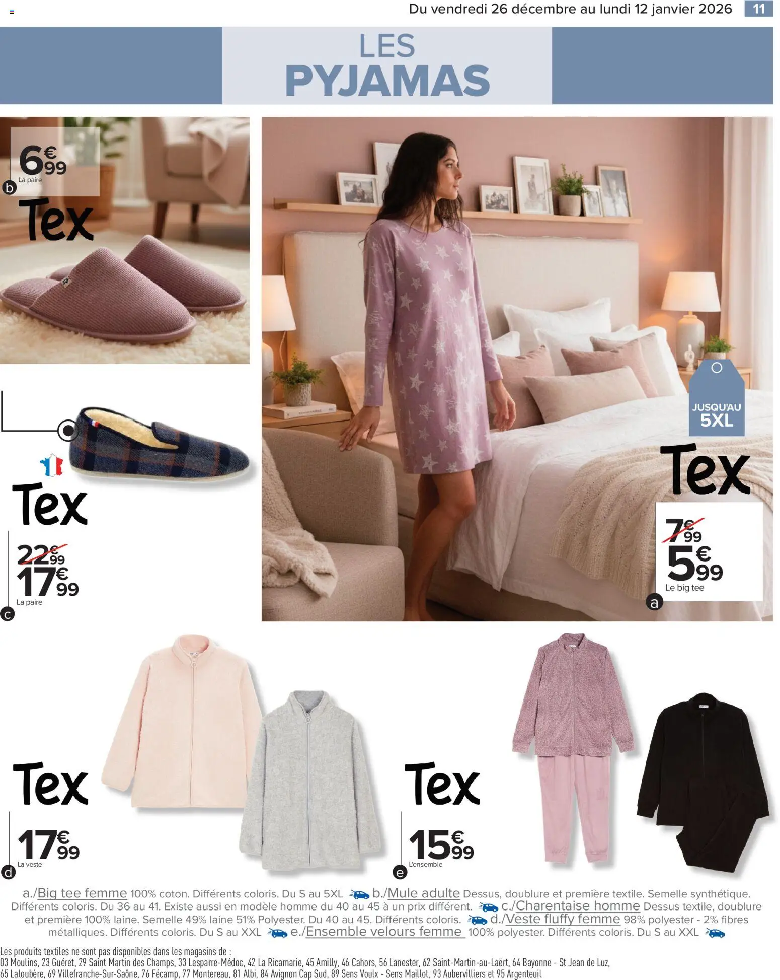 {H1} | Page: 13 | Produits: Veste, Pyjamas