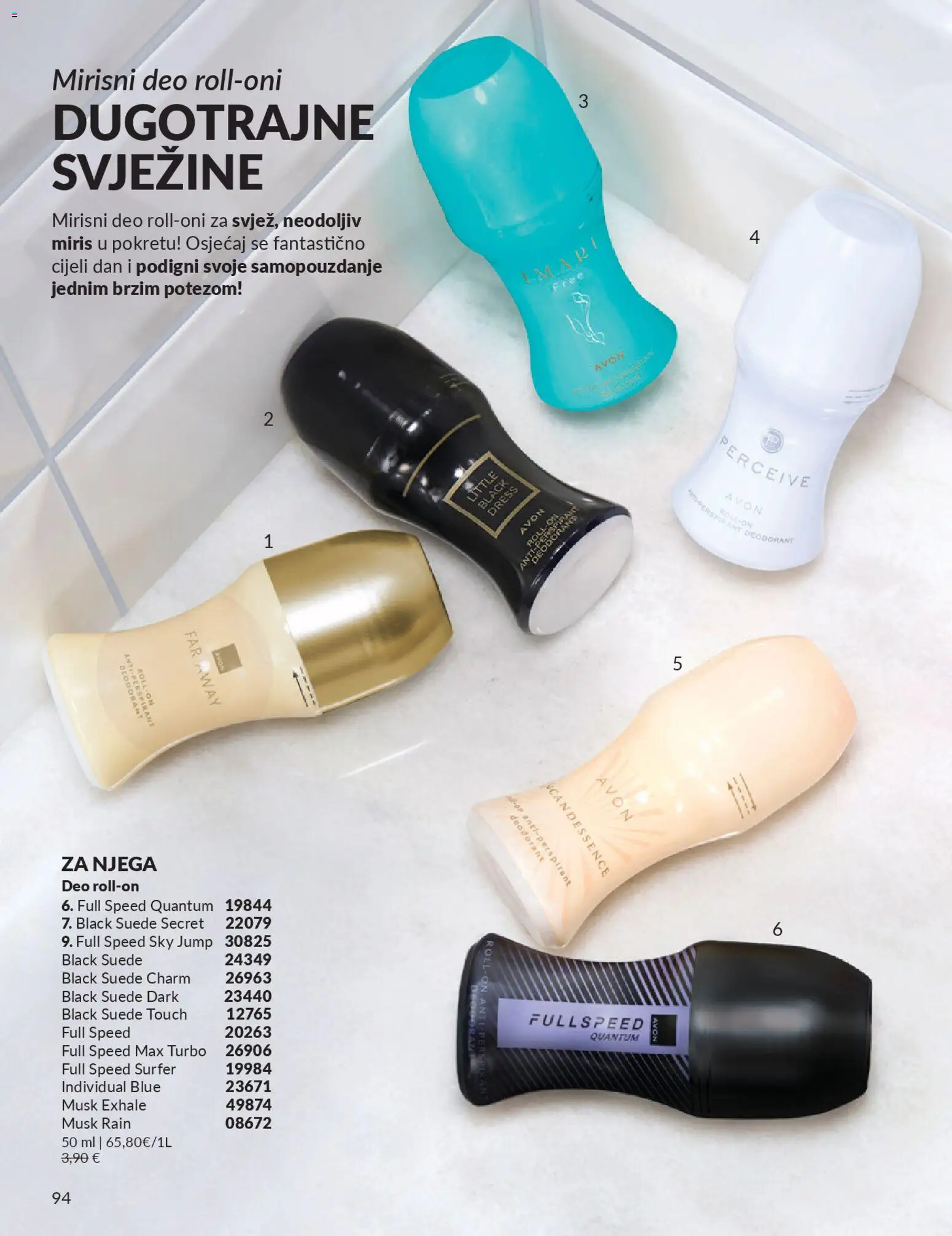 Avon katalog | vrijedi od 01.02.2026 | Stranica: 100 | Proizvodi: Roll on, Miris, Antiperspirant