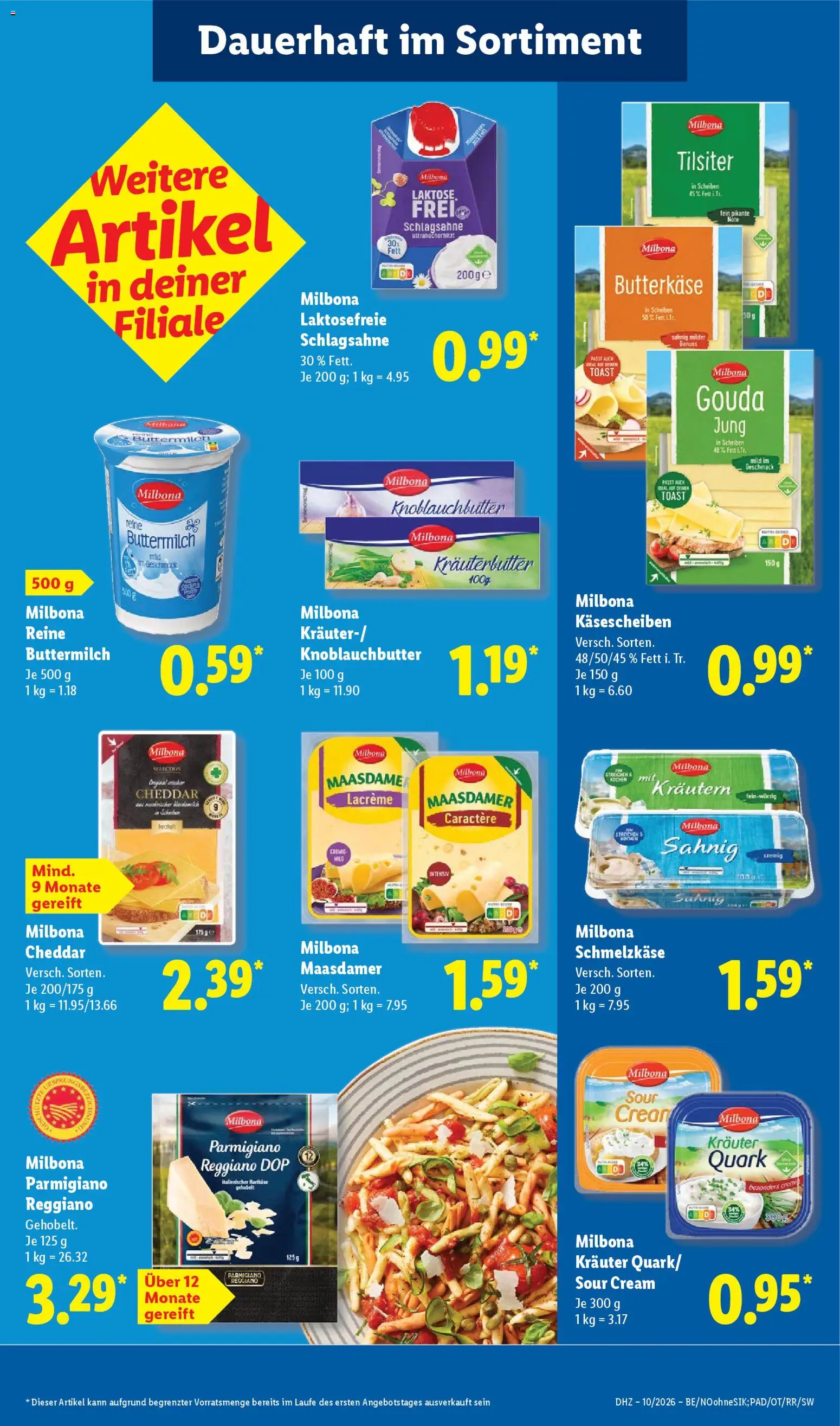 Lidl Prospekt Gundelsheim – gültig ab 02.03.2026 | Seite: 27 | Produkte: Buttermilch, Toast, Gouda, Kräuterbutter