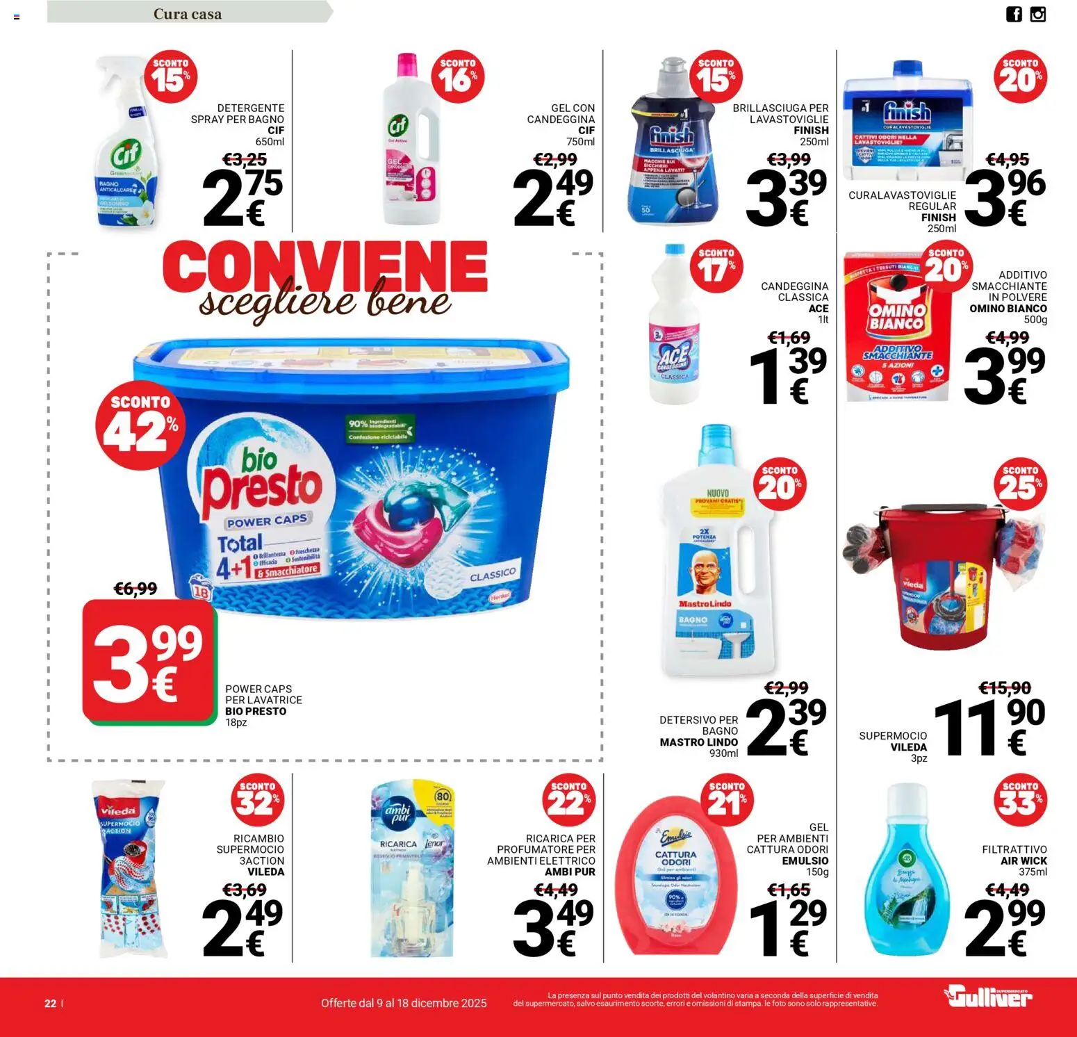 Volantino Gulliver del 09.12.2025 | Pagina: 22