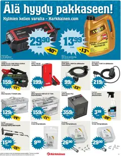 Kärkkäinen-mainoslehti voimassa 21.01.2026 alkaen | Sivu: 17 | Tuotteet: Moottoriöljy, Akku
