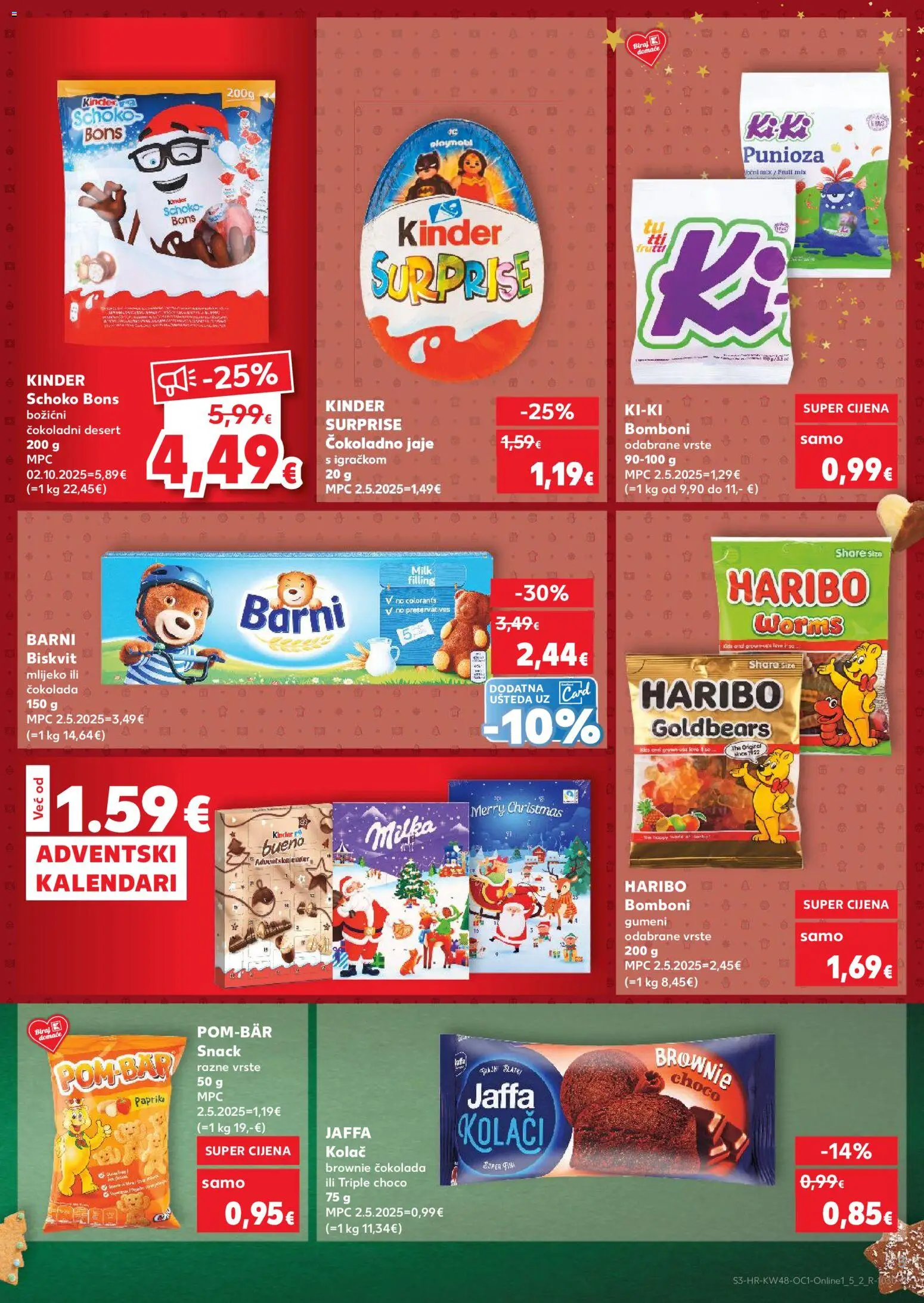 Kaufland katalog | vrijedi od 26.11.2025 | Stranica: 3 | Proizvodi: Mlijeko, Čokolada, Paprika, Milka