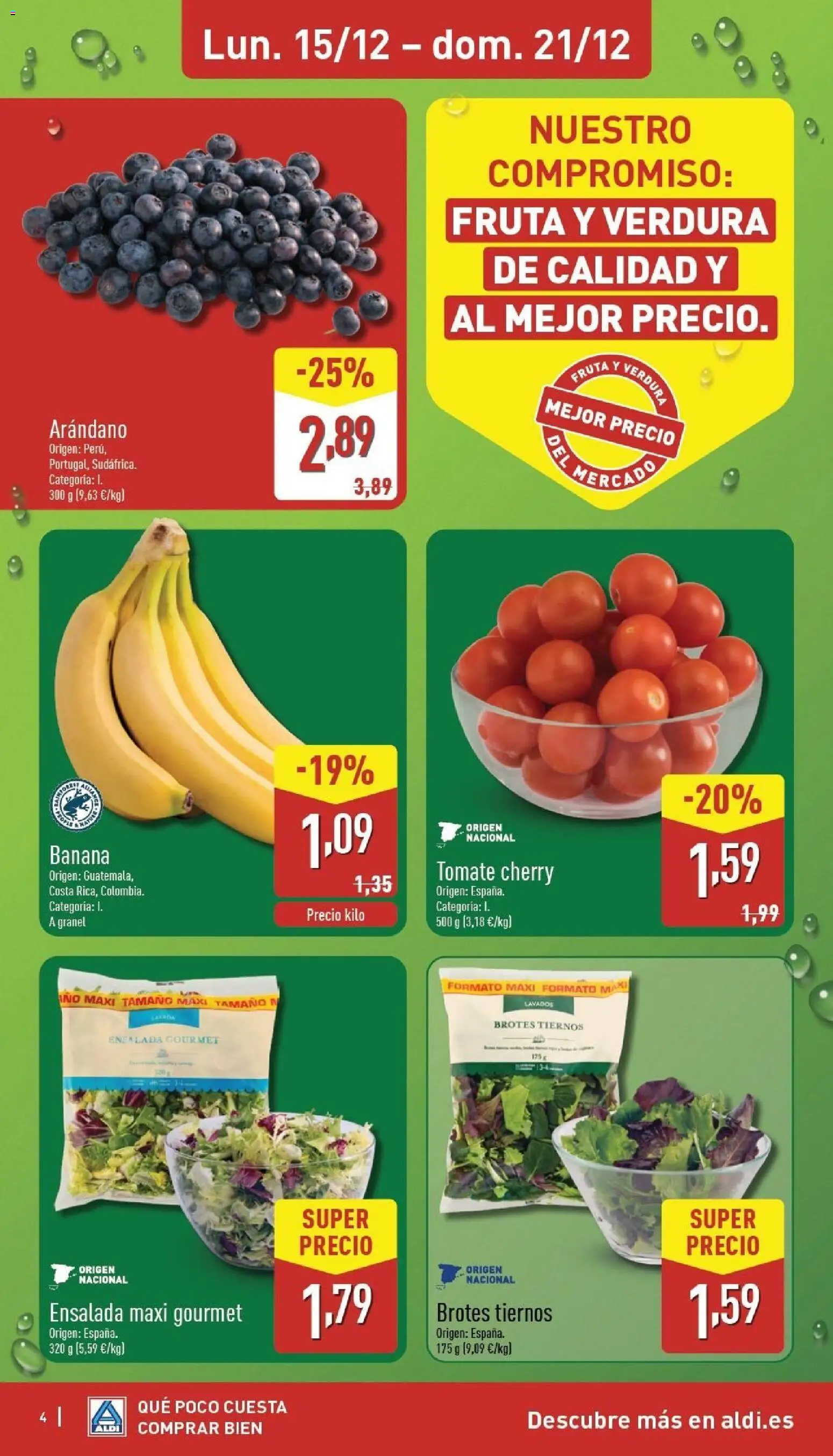 Aldi folleto Baleares │ válido desde el 15.12.2025 | Página: 4 | Productos: Ensalada