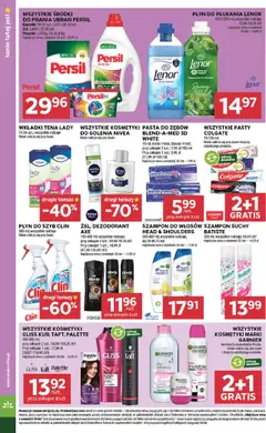 Stokrotka Gazetka od 31.07.2025 | Strona: 26 | Produkty: Płyn do szyb Clin, Kosmetyki, Szampon, Płyn do płukania Lenor