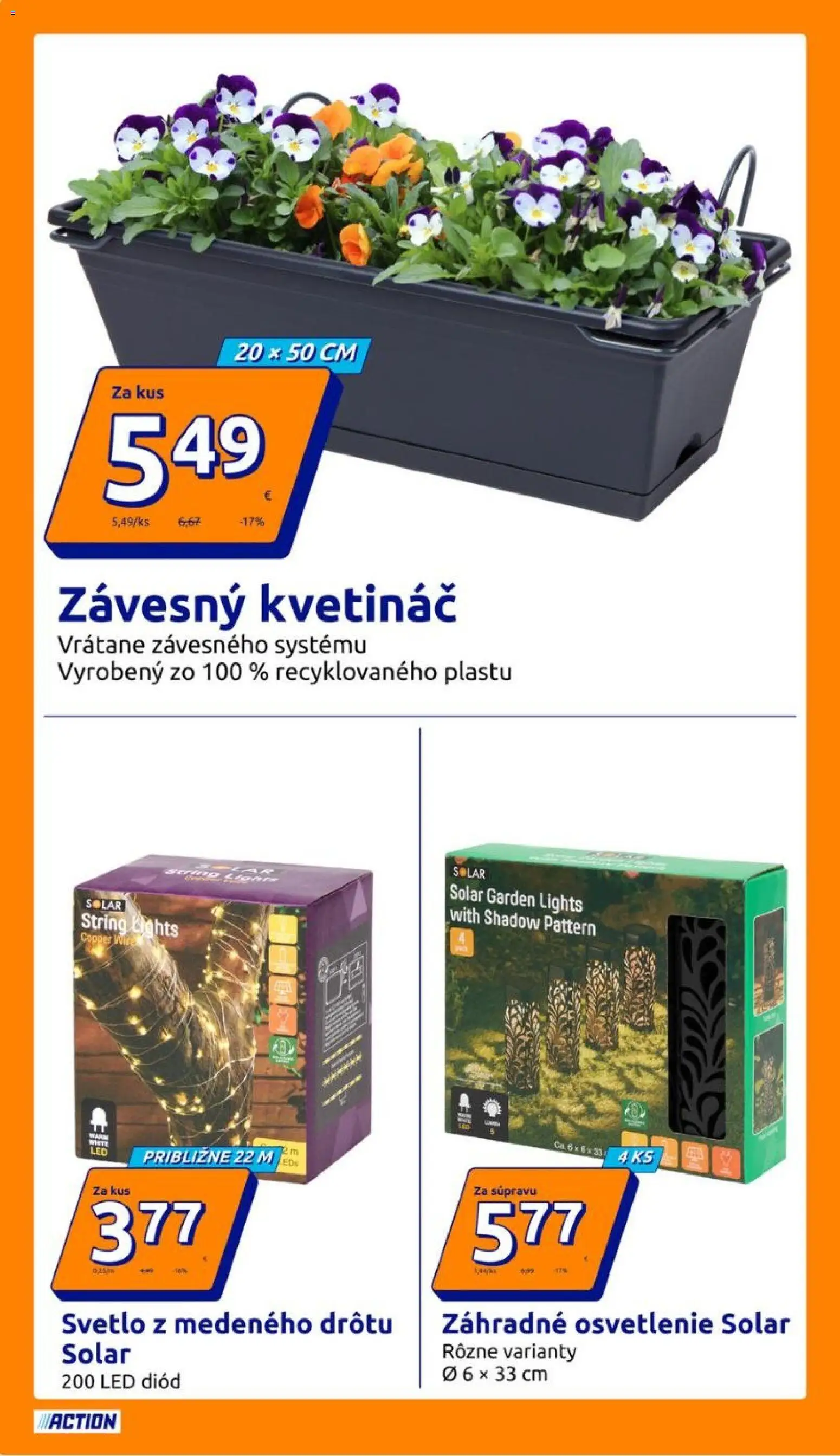 Nové Action akcie – leták je platný od 15.04.2026 | Strana: 10 | Produkty: Osvetlenie, Svetlo, Led