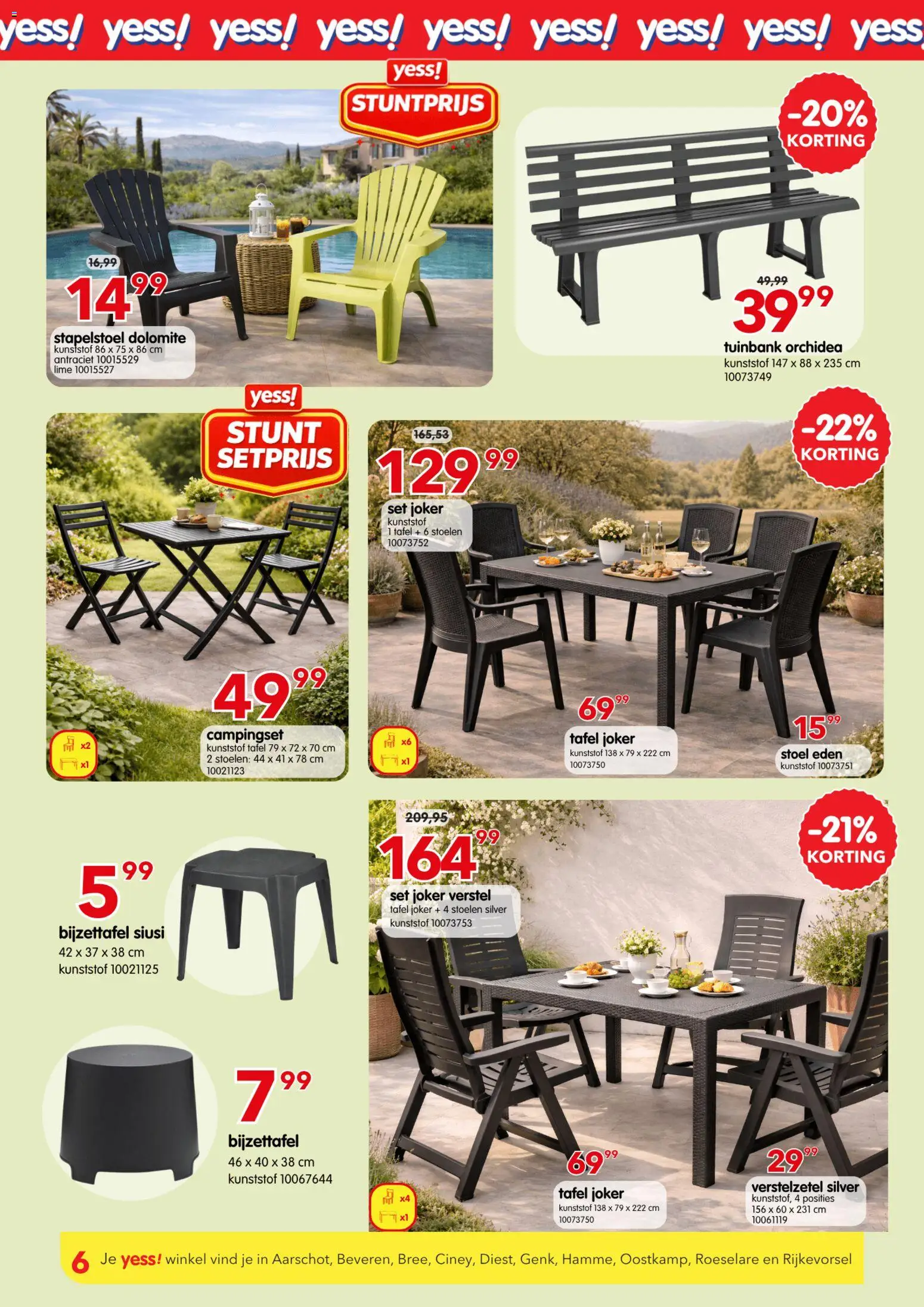 {H1} | Pagina: 6 | Producten: Tafel, Stoel