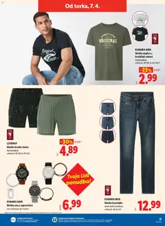Lidl katalog akcije – veljaven od 02.04.2026 | Stran: 63 | Izdelki: Ura, Majica, Hlace, Kratke hlace