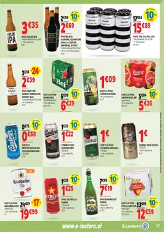 E.leclerc katalog akcije – veljaven od 25.02.2026 | Stran: 27 | Izdelki: Falafel, Radler, Pivo, Grenivka