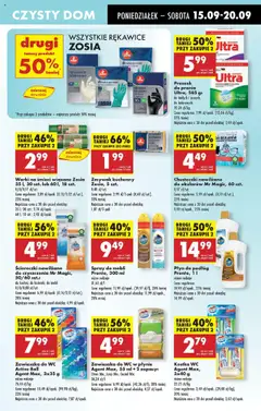 Proszek do prania Ultra, 585 g:, do białych i jasnych, do kolorowych od 15.09.2025 | Strona: 59 | Produkty: Cleaner, Rękawice lateksowe, Proszek do prania, Detergent